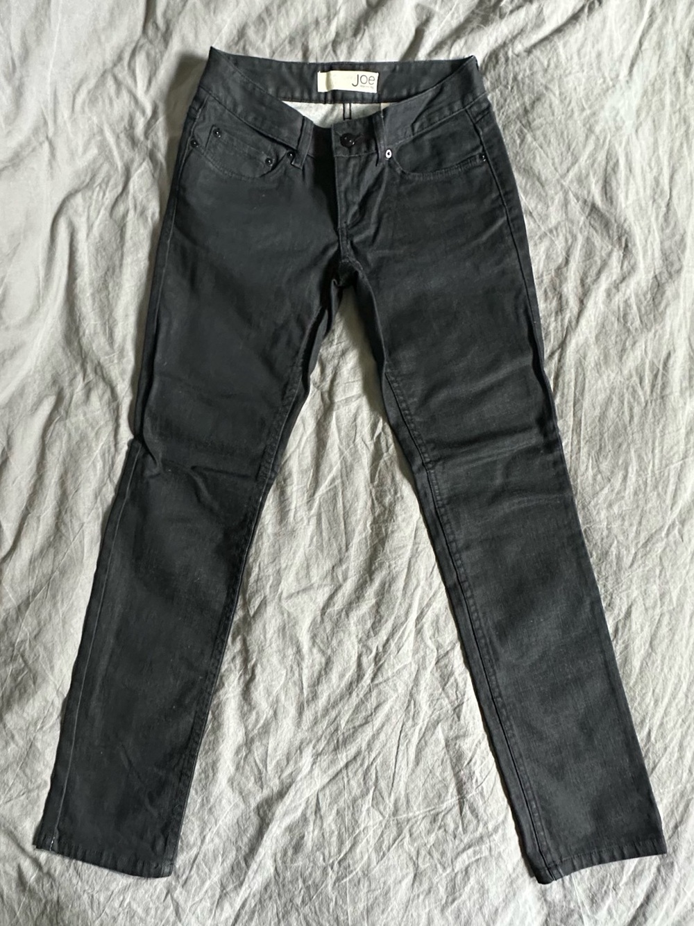 Vintage Y2K skinny black jeans Sz 2 EUC